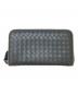 BOTTEGA VENETA (ボッテガベネタ) ラウンドファスナー財布 グレー：8000円