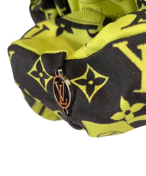 LOUIS VUITTON（ルイ ヴィトン）LOUIS VUITTON (ルイ ヴィトン) コンフィデンシャル シュシュ ブラック×ライトグリーンの古着・服飾アイテム