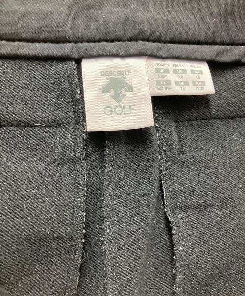 DESCENTE GOLF（デサントゴルフ）DESCENTE GOLF (デサントゴルフ) 裏起毛ストレッチスカート ブラック サイズ:64の古着・服飾アイテム