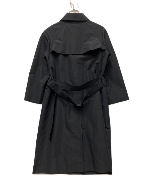 BURBERRY LONDON（バーバリーロンドン）BURBERRY LONDON (バーバリーロンドン) 裏ダークチェック比翼コート ブラック サイズ:38の古着・服飾アイテム