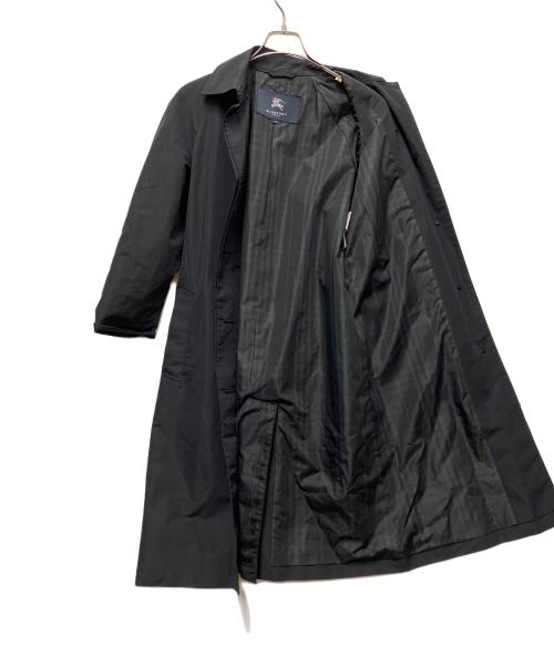 BURBERRY LONDON（バーバリーロンドン）BURBERRY LONDON (バーバリーロンドン) 裏ダークチェック比翼コート ブラック サイズ:38の古着・服飾アイテム