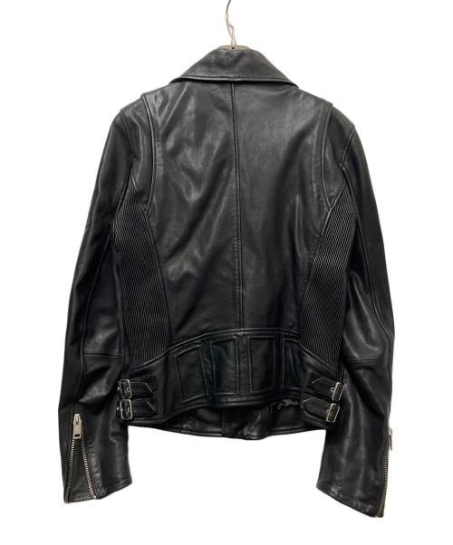 DIESEL（ディーゼル）DIESEL (ディーゼル) ダブルライダースジャケット ブラック サイズ:Lの古着・服飾アイテム