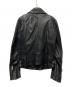 DIESEL (ディーゼル) ダブルライダースジャケット ブラック サイズ:L：17000円