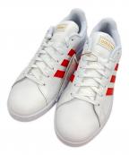 adidasアディダス）の古着「ローカットスニーカー」｜ホワイト×ピンク