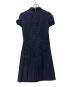 RED VALENTINO (レッドヴァレンティノ) 半袖ワンピース ネイビー サイズ:40：7000円