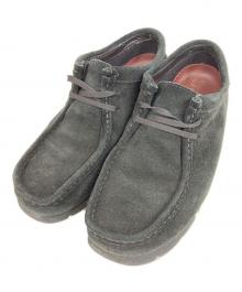 CLARKS ORIGINALS（クラークス オリジナルズ）の古着「Wallabee GTX Black Suede」｜ブラック