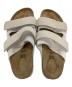 中古・古着 BIRKENSTOCK (ビルケンシュトック) サンダル グレー×ブラウン サイズ:24：8000円
