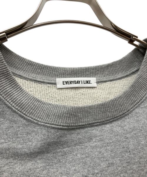 EVERYDAY I LIKE.（エヴリデイ アイ ライク）EVERYDAY I LIKE. (エヴリデイ アイ ライク) スウェット グレー サイズ:不明の古着・服飾アイテム