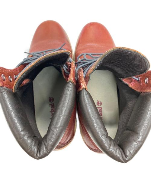 Timberland（ティンバーランド）Timberland (ティンバーランド) ショートブーツ レッド サイズ:26の古着・服飾アイテム