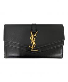 Saint Laurent Paris（サンローランパリ）の古着「シェルピス長財布」｜ブラック