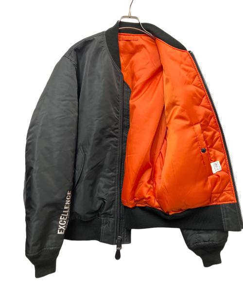 AVIREX（アヴィレックス）AVIREX (アヴィレックス) ピンナップガール MA-1ジャケット ブラック×オレンジ サイズ:不明の古着・服飾アイテム