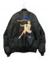 AVIREX (アヴィレックス) ピンナップガール MA-1ジャケット ブラック×オレンジ サイズ:不明：20000円