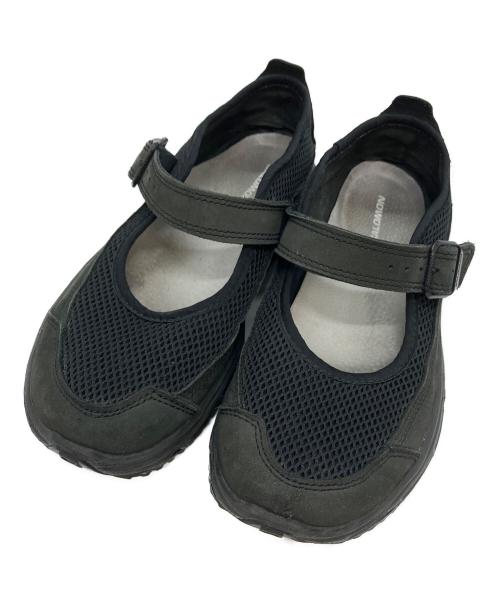 SALOMON（サロモン）SALOMON (サロモン) ストラップシューズ ブラック サイズ:24の古着・服飾アイテム