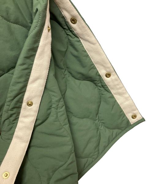 Traditional Weatherwear（トラディショナルウェザーウェア）Traditional Weatherwear (トラディショナルウェザーウェア) キルティングロングジレ グリーン サイズ:34の古着・服飾アイテム