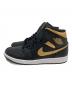 NIKE (ナイキ) ミッドカットスニーカー ブラック×ゴールド サイズ:26.5：8000円