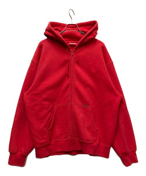 SUPREME（シュプリーム）Supreme (シュプリーム) Work ZipUpHooded Sweatshirt レッド サイズ:Lの古着・服飾アイテム