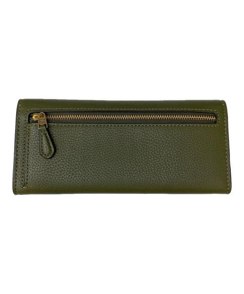 COACH（コーチ）COACH (コーチ) ミラ ロングフラップウォレット グリーンの古着・服飾アイテム