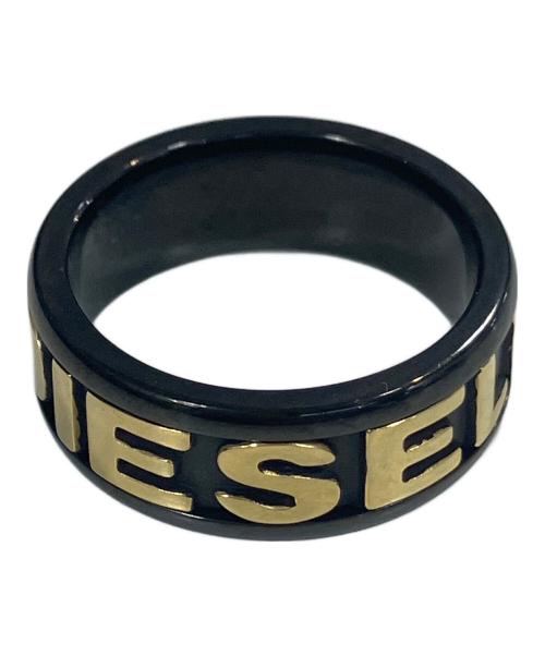 DIESEL（ディーゼル）DIESEL (ディーゼル) ロゴリング ブラック サイズ:19号の古着・服飾アイテム