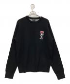 HUFハフ）の古着「厚手ニット」｜ブラック