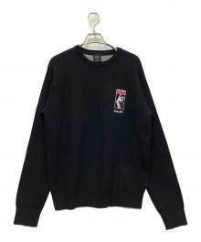 HUF（ハフ）の古着「厚手ニット」｜ブラック