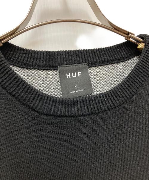 HUF（ハフ）HUF (ハフ) 厚手ニット ブラック サイズ:Sの古着・服飾アイテム