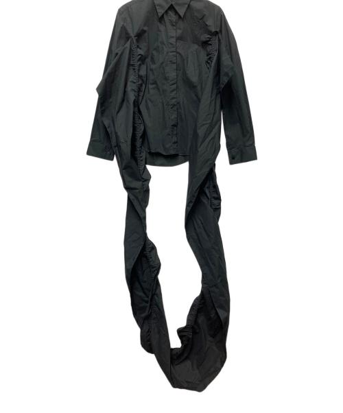 MM6 Maison Margiela（エムエムシックスメゾンマルジェラ）MM6 Maison Margiela (エムエムシックスメゾンマルジェラ) 長袖シャツ ブラック サイズ:40の古着・服飾アイテム