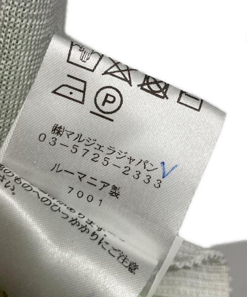 MM6 Maison Margiela（エムエムシックスメゾンマルジェラ）MM6 Maison Margiela (エムエムシックスメゾンマルジェラ) 半袖シャツ ホワイト×グリーン サイズ:Sの古着・服飾アイテム