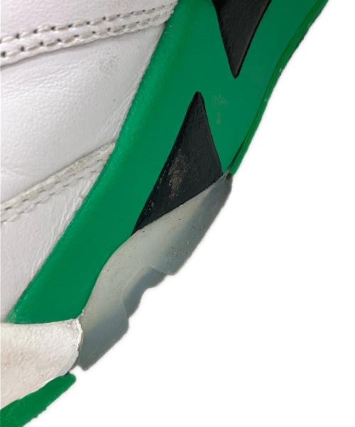 NIKE（ナイキ）NIKE (ナイキ) ハイカットスニーカー ホワイト×グリーン サイズ:27.5の古着・服飾アイテム