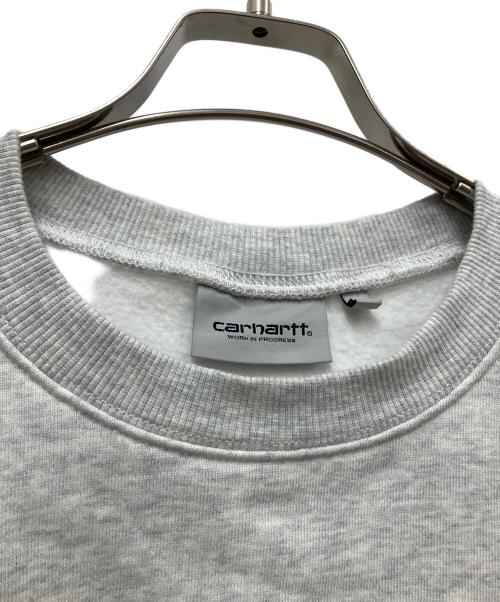 CarHartt（カーハート）CarHartt (カーハート) SCHOOL SWEATSHIRTS グレー サイズ:Lの古着・服飾アイテム