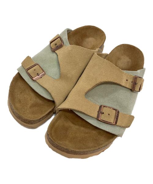 BIRKENSTOCK（ビルケンシュトック）BIRKENSTOCK (ビルケンシュトック) サンダル カーキ サイズ:24の古着・服飾アイテム