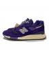 NEW BALANCE (ニューバランス) ローカットスニーカー パープル サイズ:26：21000円