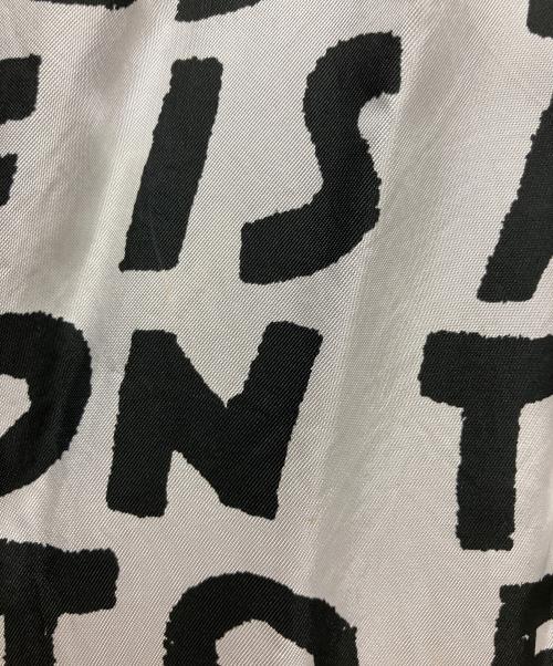 MM6 Maison Margiela（エムエムシックスメゾンマルジェラ）MM6 Maison Margiela (エムエムシックスメゾンマルジェラ) 半袖ワンピース ブラック×ホワイト サイズ:Sの古着・服飾アイテム