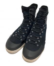Y-3（ワイスリー）の古着「ハイカットスニーカー」｜ブラック
