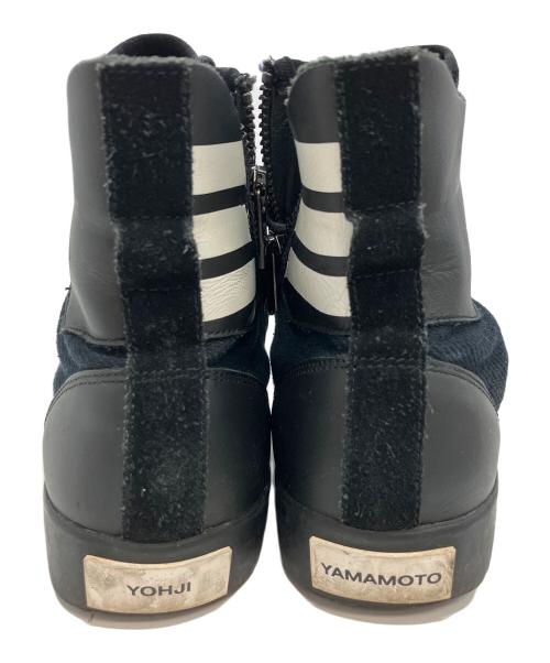 Y-3（ワイスリー）Y-3 (ワイスリー) ハイカットスニーカー ブラック サイズ:24の古着・服飾アイテム
