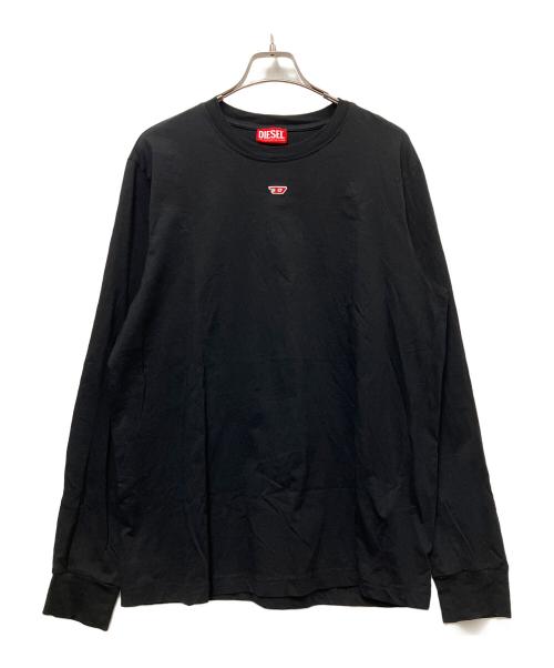 DIESEL（ディーゼル）DIESEL (ディーゼル) 長袖カットソー ブラック サイズ:Lの古着・服飾アイテム