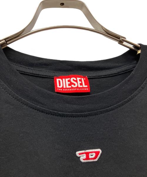 DIESEL（ディーゼル）DIESEL (ディーゼル) 長袖カットソー ブラック サイズ:Lの古着・服飾アイテム