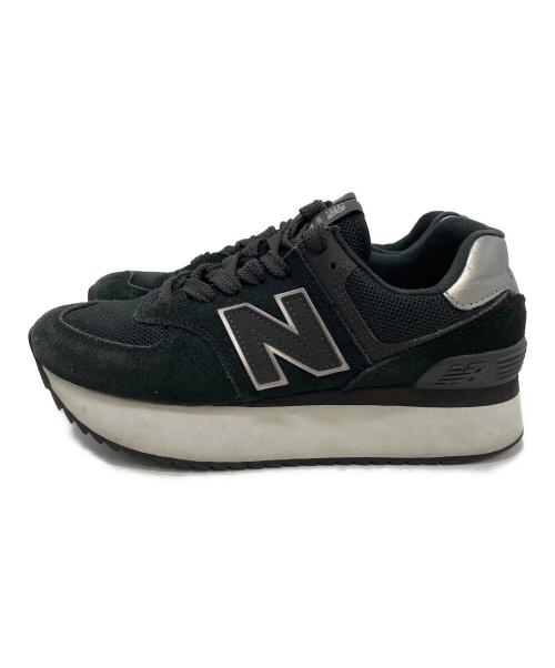 NEW BALANCE（ニューバランス）NEW BALANCE (ニューバランス) ローカットスニーカー ブラック サイズ:24の古着・服飾アイテム