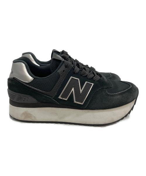 NEW BALANCE（ニューバランス）NEW BALANCE (ニューバランス) ローカットスニーカー ブラック サイズ:24の古着・服飾アイテム