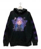 REFLEMレフレム）の古着「プルオーバーパーカー」｜ブラック