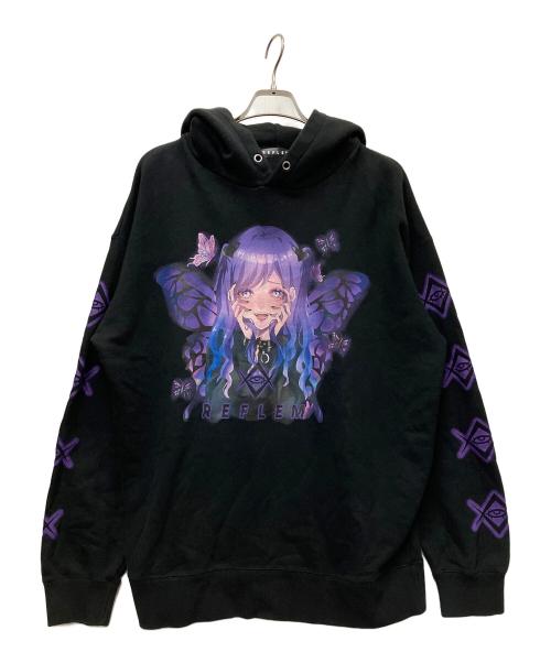 REFLEM（レフレム）REFLEM (レフレム) プルオーバーパーカー ブラック サイズ:不明の古着・服飾アイテム
