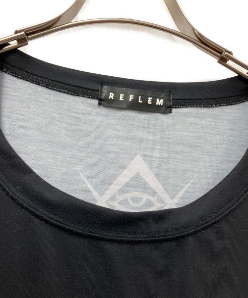 REFLEM（レフレム）REFLEM (レフレム) 半袖カットソー ブラック サイズ:FREEの古着・服飾アイテム