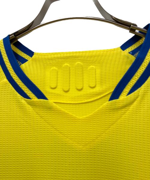 adidas（アディダス）adidas (アディダス) ゲームシャツ イエロー サイズ:Lの古着・服飾アイテム