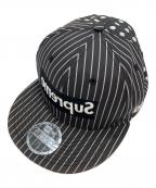 SUPREME×New Era×COMME des GARCONS SHIRTシュプリーム×ニューエラ×コムデギャルソンシャツ）の古着「キャップ」｜ブラック