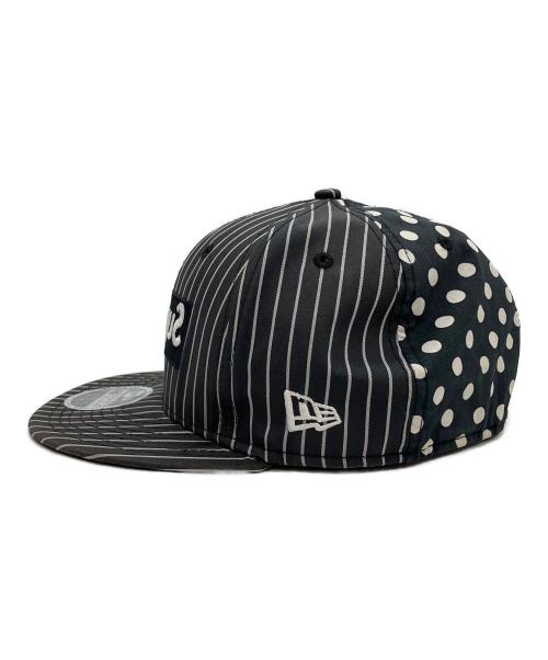 SUPREME（シュプリーム）Supreme (シュプリーム) New Era (ニューエラ) COMME des GARCONS SHIRT (コムデギャルソンシャツ) キャップ ブラックの古着・服飾アイテム