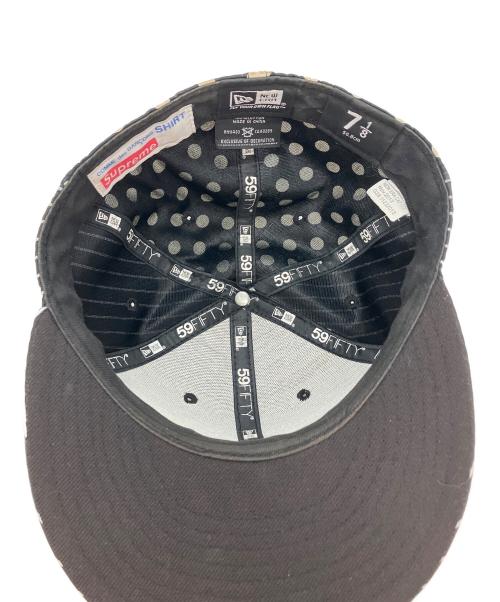 SUPREME（シュプリーム）Supreme (シュプリーム) New Era (ニューエラ) COMME des GARCONS SHIRT (コムデギャルソンシャツ) キャップ ブラックの古着・服飾アイテム