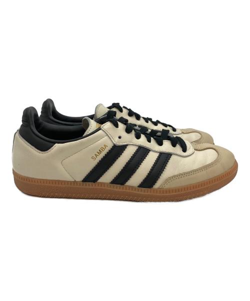 adidas（アディダス）adidas (アディダス) ローカットスニーカー ベージュ×ブラック サイズ:24の古着・服飾アイテム