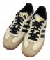 adidas（アディダス）の古着「ローカットスニーカー」｜ベージュ×ブラック