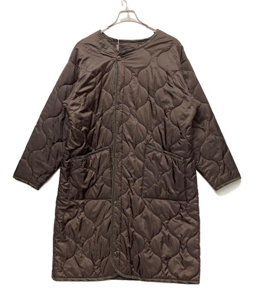 HYKE（ハイク）HYKE (ハイク) キルティングコート ブラウン サイズ:01の古着・服飾アイテム