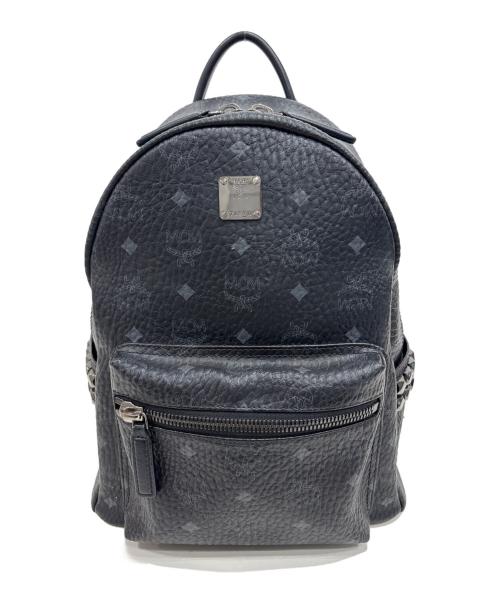 MCM（エムシーエム）MCM (エムシーエム) Stark サイドスタッズ バックパック ブラックの古着・服飾アイテム