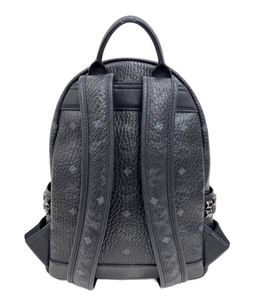MCM（エムシーエム）MCM (エムシーエム) Stark サイドスタッズ バックパック ブラックの古着・服飾アイテム